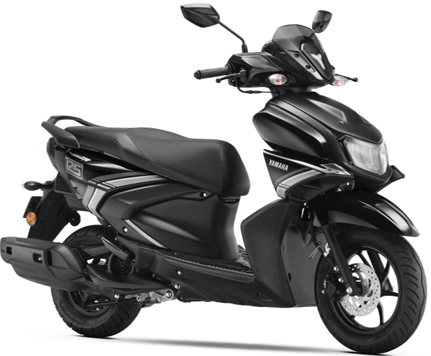 Black Yamaha RAY-ZR 125cc Hybrid